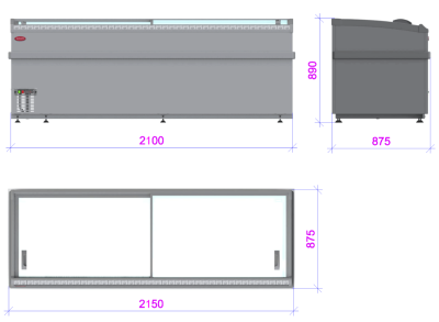 Ларь-бонета KIFATO ВЕНЕЦИЯ 2100